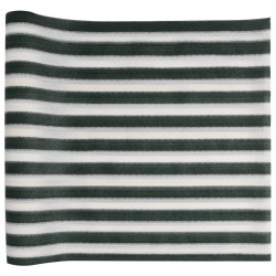 Filet brise-vue vert et blanc 1,5x10 m PEHD 75 g/m² 