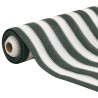 Filet brise-vue vert et blanc 1,5x10 m PEHD 75 g/m² 