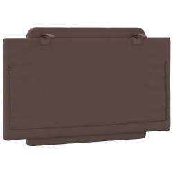 Coussin de tête de lit marron 80 cm similicuir 