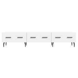 Meuble TV blanc 150x36x30 cm bois d'ingénierie 