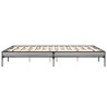 Cadre de lit sans matelas sonoma gris 150x200 cm 