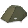 Tente de pêche 3 personnes vert olive imperméable 