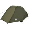 Tente de pêche 3 personnes vert olive imperméable 