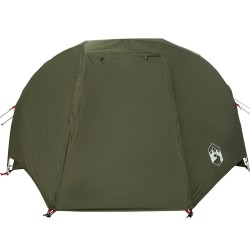 Tente de pêche 3 personnes vert olive imperméable 