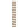 Store zèbre marron sable largeur du tissu 35,9 cm polyester 