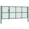 Portal de jardin maille vert 350x175 cm acier galvanisé 