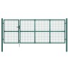 Portal de jardin maille vert 350x175 cm acier galvanisé 