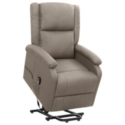Fauteuil Taupe Tissu 