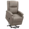 Fauteuil Taupe Tissu 