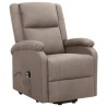 Fauteuil Taupe Tissu 