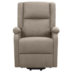 Fauteuil Taupe Tissu 