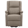 Fauteuil Taupe Tissu 