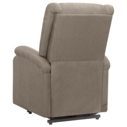 Fauteuil Taupe Tissu 