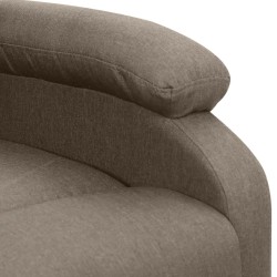 Fauteuil Taupe Tissu 