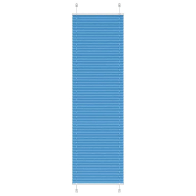 Store plissé bleu 55x200 cm largeur du tissu 54,4 cm polyester 