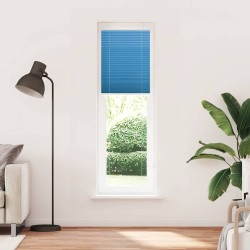 Store plissé bleu 55x200 cm largeur du tissu 54,4 cm polyester 