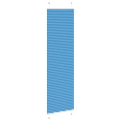 Store plissé bleu 55x200 cm largeur du tissu 54,4 cm polyester 
