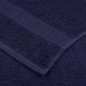 Serviettes de visage 2 pcs bleu marine 30x30 cm 100% coton 