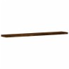 Étagères murales 4 pcs chêne fumé 60x10x1,5cm bois d'ingénierie 