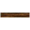 Étagères murales 4 pcs chêne fumé 60x10x1,5cm bois d'ingénierie 