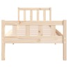 Cadre de lit sans matelas bois massif 