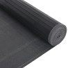 Tapis rectangulaire noir 80x100 cm bambou 