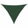 Voile d'ombrage 160 g/m² Vert foncé 2,5x2,5x3,5 m PEHD 