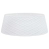 Jupe de sapin de Noël blanc Ø65x23 cm plastique 