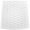 Jupe de sapin de Noël blanc Ø65x23 cm plastique 