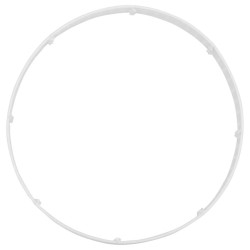 Jupe de sapin de Noël blanc Ø65x23 cm plastique 