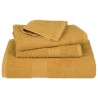 Serviettes de visage 2 pcs doré 30x30 cm 360 g/m² 100% coton 