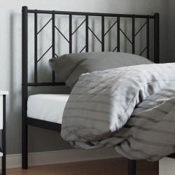 Tête de lit métal noir 90 cm 