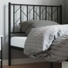 Tête de lit métal noir 90 cm 