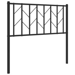 Tête de lit métal noir 90 cm 
