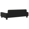 Canapé pour enfants noir 90x53x30 cm similicuir 