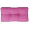 Coussin de palette rose 70x40x12 cm tissu 