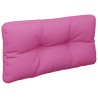 Coussin de palette rose 70x40x12 cm tissu 