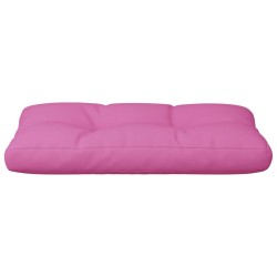 Coussin de palette rose 70x40x12 cm tissu 