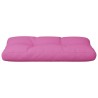 Coussin de palette rose 70x40x12 cm tissu 