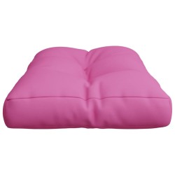 Coussin de palette rose 70x40x12 cm tissu 