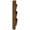 Jardinière murale 3 niveaux 60x18,5x110 cm brun miel pin massif 