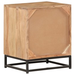 Table de chevet 40x30x50 cm Bois d'acacia massif 