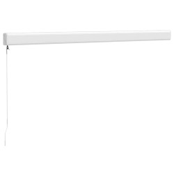 Auvent rétractable bleu et blanc 3x2,5 m tissu et aluminium 