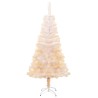 Sapin de Noël artificiel pointes iridescentes Blanc 150 cm PVC 