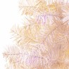 Sapin de Noël artificiel pointes iridescentes Blanc 150 cm PVC 