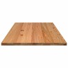 Dessus de table marron clair bois chêne massif rectangulaire 