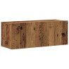 Ensemble de meuble TV mural 7 pcs vieux bois bois d'ingénierie 