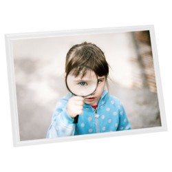 Collage de cadres photo 3 pcs de table Blanc 18x24 cm MDF 