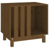 Niche pour chien Marron miel 60x45x57 cm Bois de pin massif 