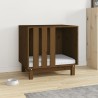 Niche pour chien Marron miel 60x45x57 cm Bois de pin massif 
